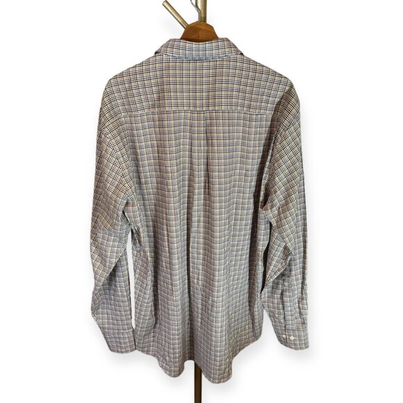 Peter Millar Quinby Cotton-Blend Sport Shirt in Multi Yellow Crown-Lite Mens XL - Picture 3 of 9